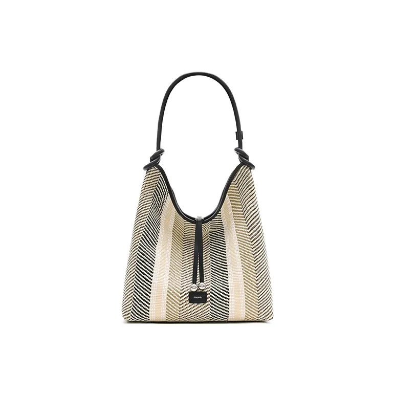 MUVA Polypropylene Tote Bag Shopping Bag Shoulder Bags Large Size Women's Multicolor-4