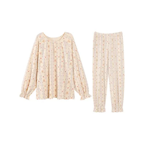 MADALLO Pajama Set Women's Ecru