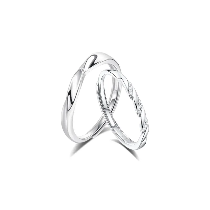 Asia Star Sterling Silver Rings Unisex-0