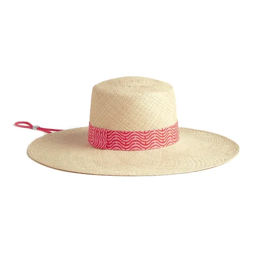 HERMES Straw Woven Bucket Hats Women's