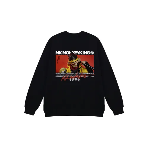 MK MONKEY KING Sweatshirts Unisex Black