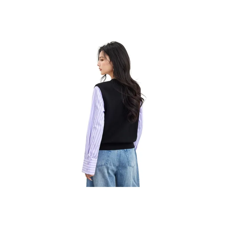 La Chapelle Knitwear Women's Purple-1