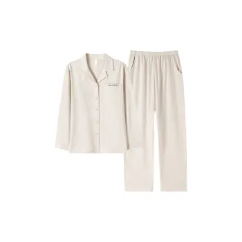 MADALLO Pajama Set Women's Coconut Milk White