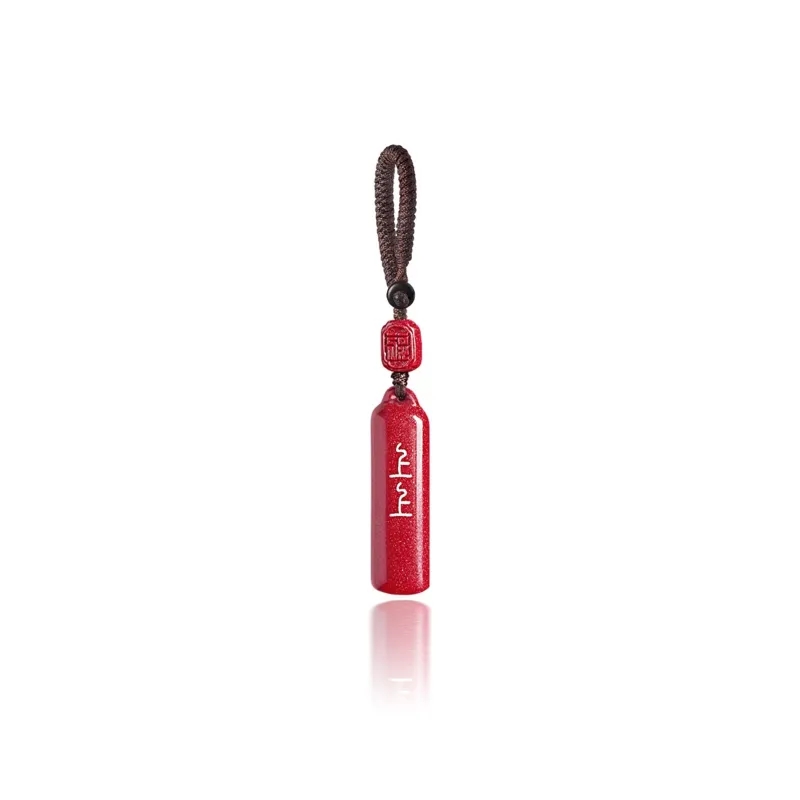 Moon Jewelry Reconstructed Cinnabar Keychains Unisex-0