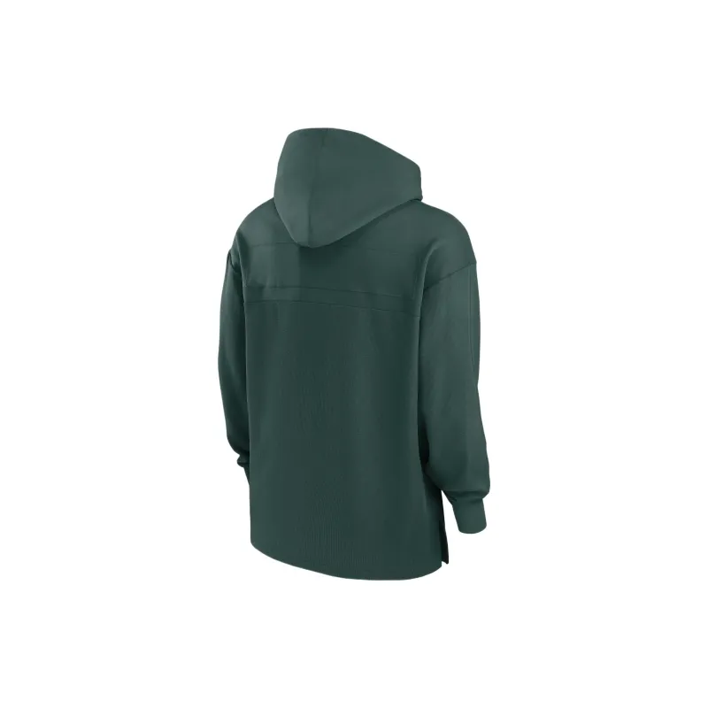 Nike Dri-Fit College Michigan State Spartans Sideline Jersey Sweatshirt Men's Green-1