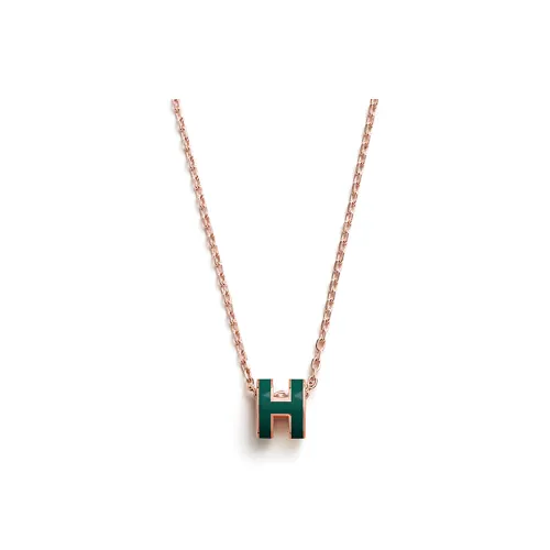 HERMES Mini Pop H Necklaces Women's