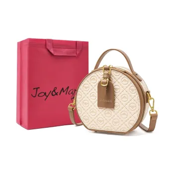 Joy&Mario Trendy Print With Refined Texture Practical Commute Regular Women's Ecru/Peach Pink/Vanilla Green