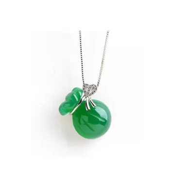 Gifts Chalcedony Jade Necklaces Unisex