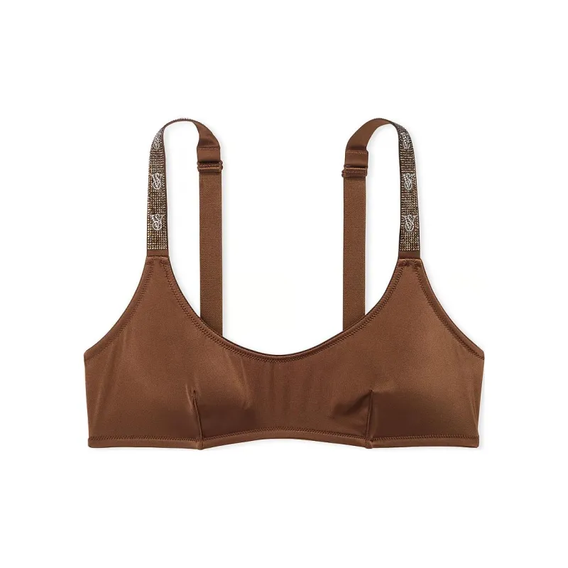 Victoria's Secret Very Sexy Shine Strap Scoop Bralette / Mousse Bra Women's Mousse-0