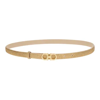 Ferragamo Gancini Crystal embellished Adjustable Belt