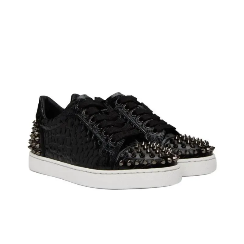 CL LUBOTING Vieria Low Top Skateboard Shoes Women's Black-2