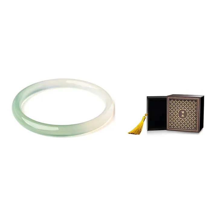 Yuanyanghuangjin Chalcedony Bangles Women's-5