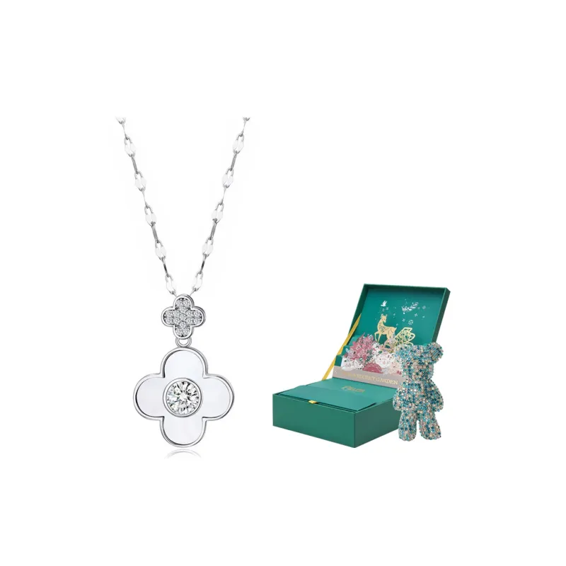PIARA S925 Silver Necklaces Women's-4