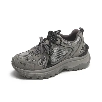 ANNAI Wear Resistant Height Increasing Low Top Chunky Sneakers Women's
