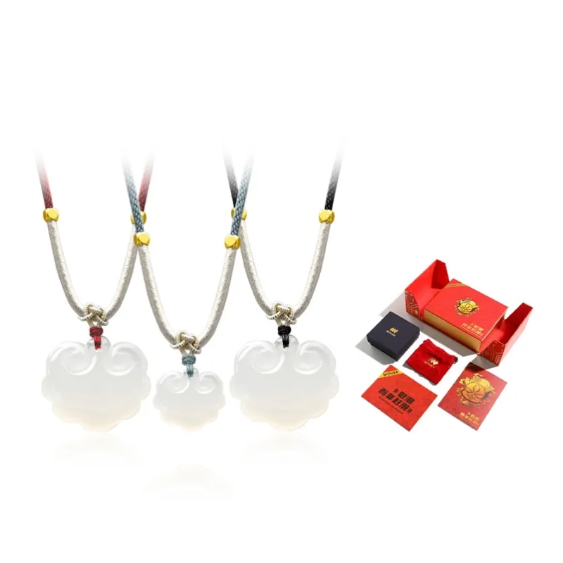 MOVER Chalcedony Jade Necklaces Unisex-9