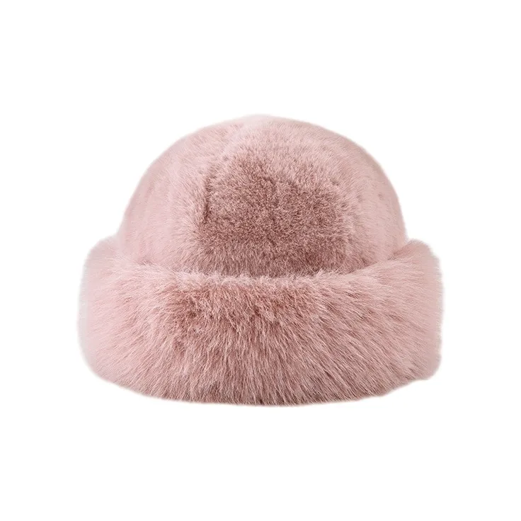 FREE RABBITⅡ Solid Color Ear Protection Mongolian Hat Unisex-1