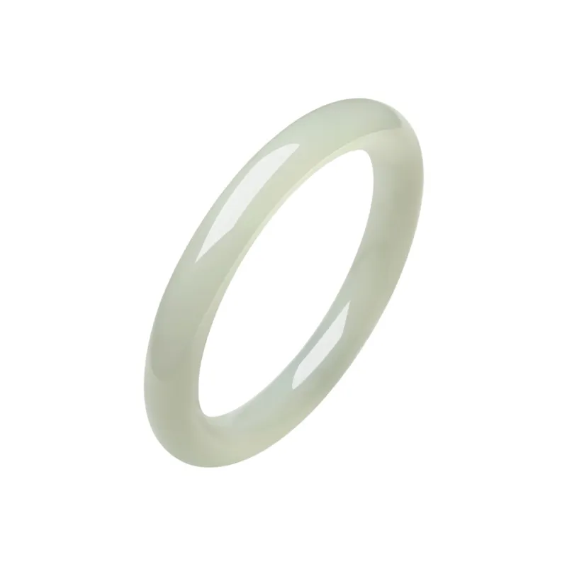 ZHOU LIU FU Bangles Green Jade Women's-4
