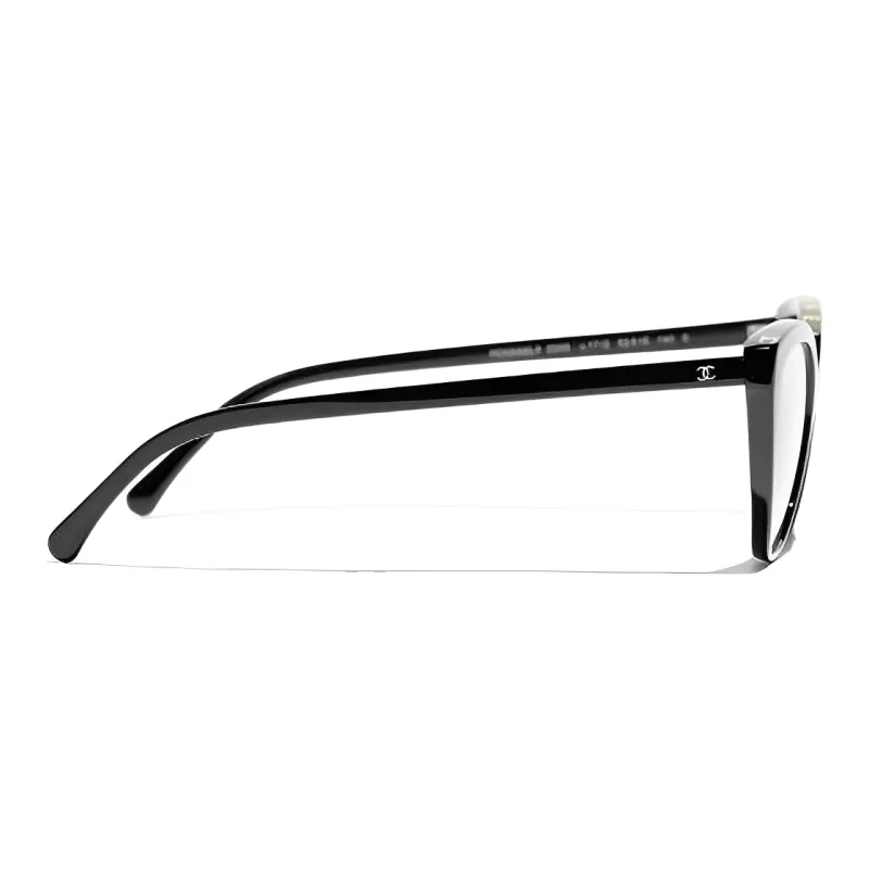 CHANEL Plate Frame Cat Eye Eyeglass Frames Women's-2