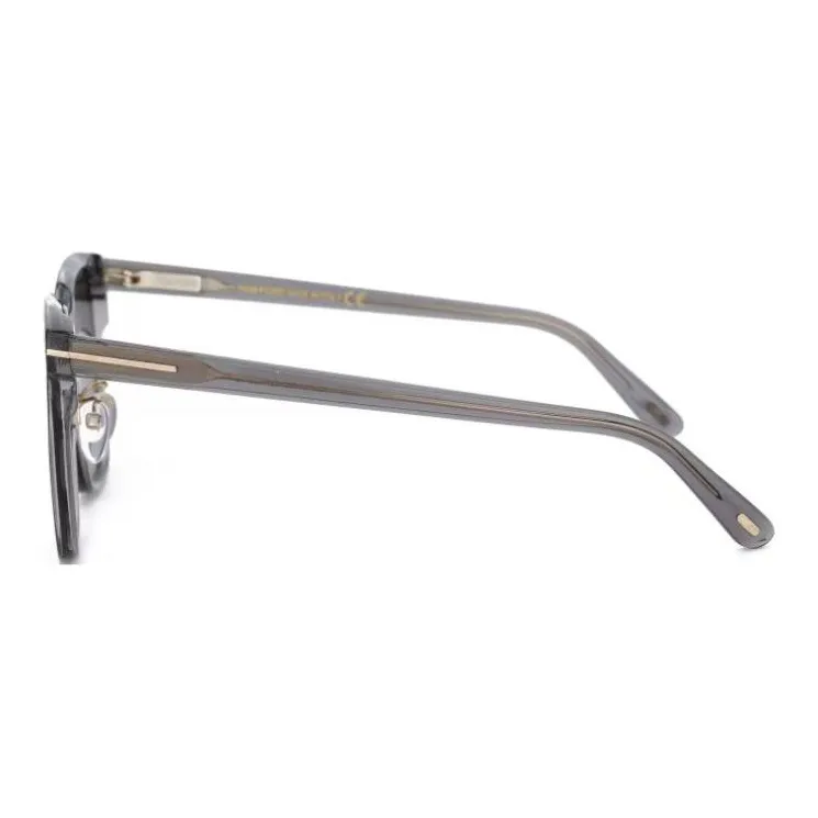 TOM FORD Plate And Metal Square Sunglasses Unisex Gray-2