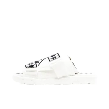 Kappa BANDA Slip Resistant Slide Slippers Unisex White