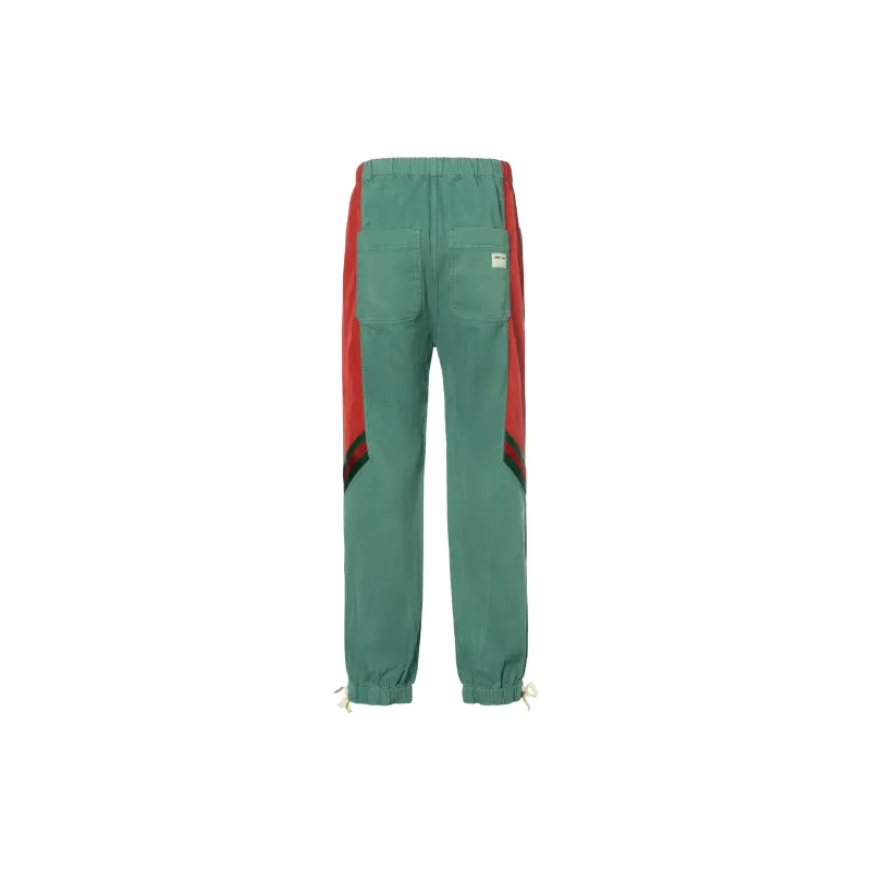 GUCCI Knitted Sports Pants Men's Green-1