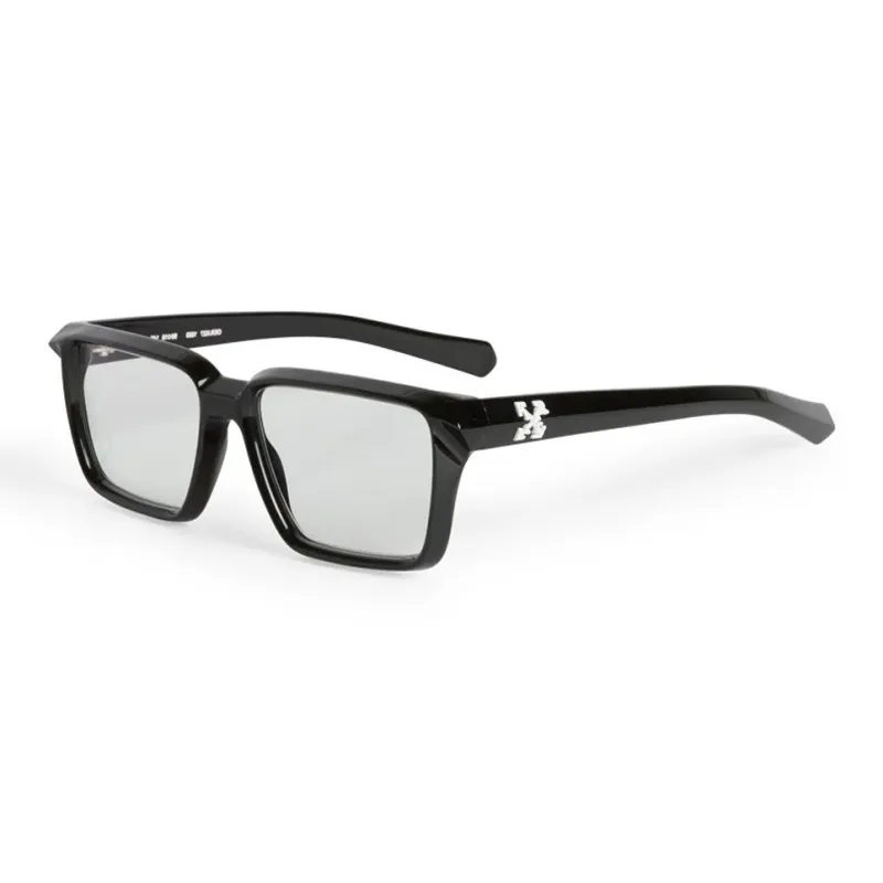 OFF-WHITE Acetate Square Sunglasses Unisex Black-0