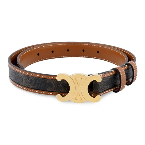 CELINE Leather Belts Unisex