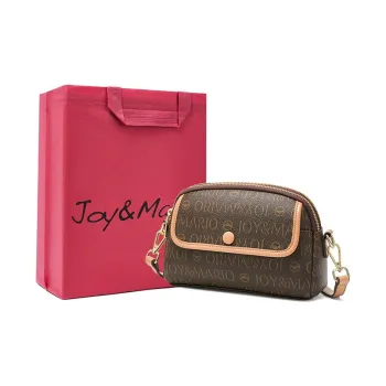 Joy&Mario PVC Attractive Commute Practicality Regular Women's Cocoa Coffee/Ecru/Mandarin Yellow