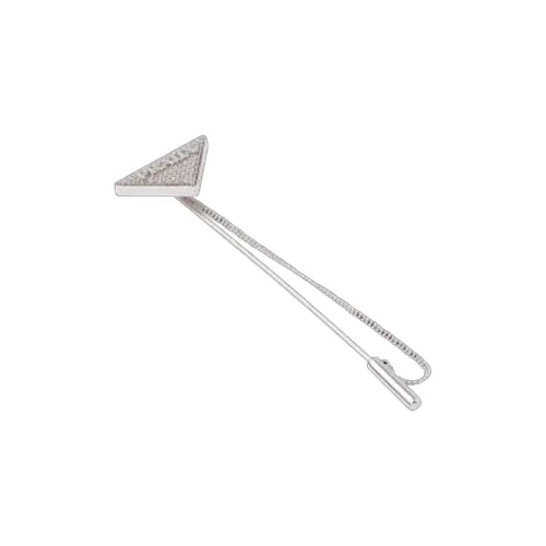 PRADA Brooches Men Silver