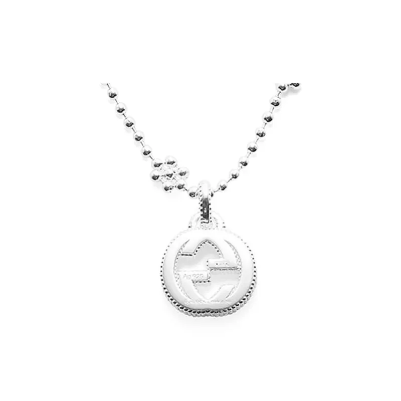 GUCCI 925 Sterling Silver Necklaces Men's Silver-0