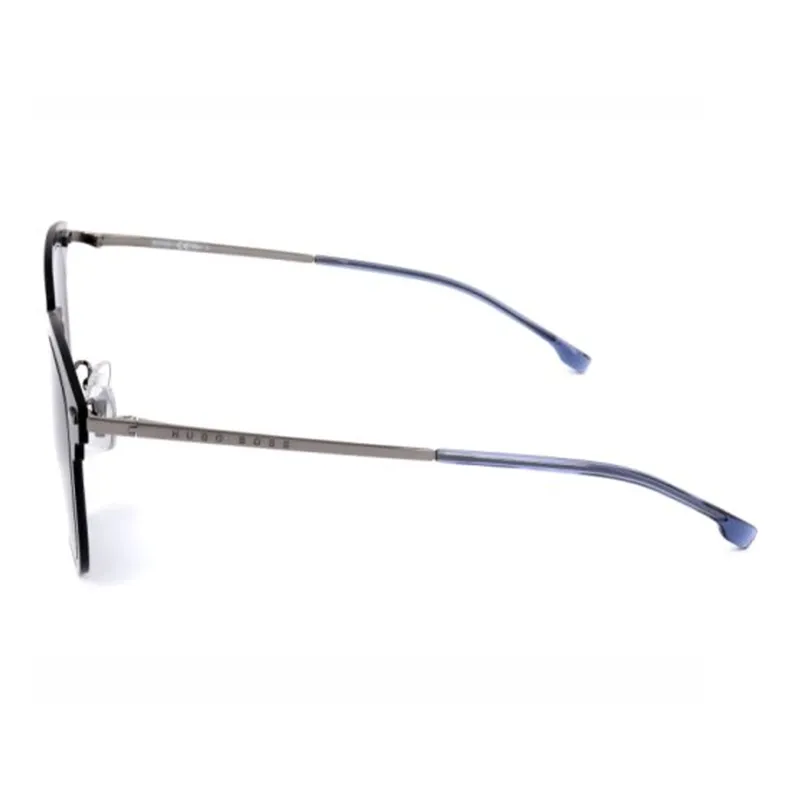 HUGO BOSS Irregular Shape Sun Sunglasses Men's Black-2