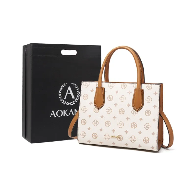 AOKANG PVC Tote Handbag, Crossbody Bag Medium Size Women's Multicolor-24