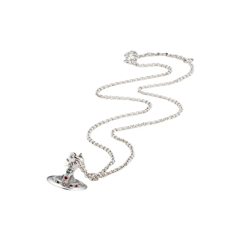 Vivienne Westwood Brass Necklaces Women's Silver-3