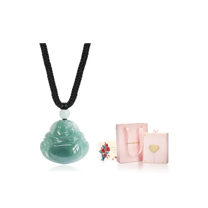 KING TAI SANG Bean Type Jadeite Necklaces Women's-5