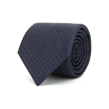EMPORIO ARMANI Monogram Jacquard Pointed Tip Tie