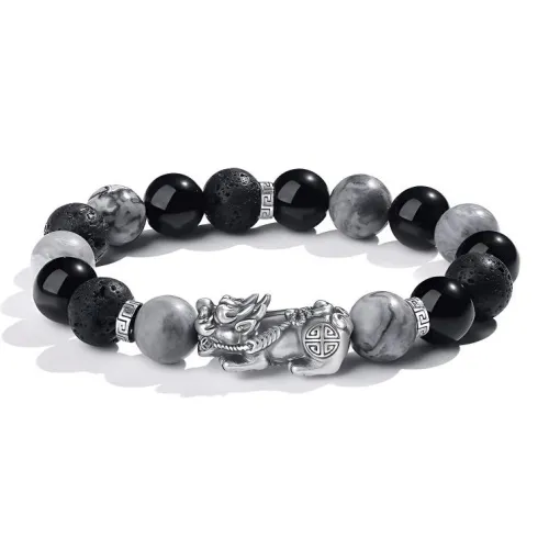 ZOKS Jade Bracelets Men