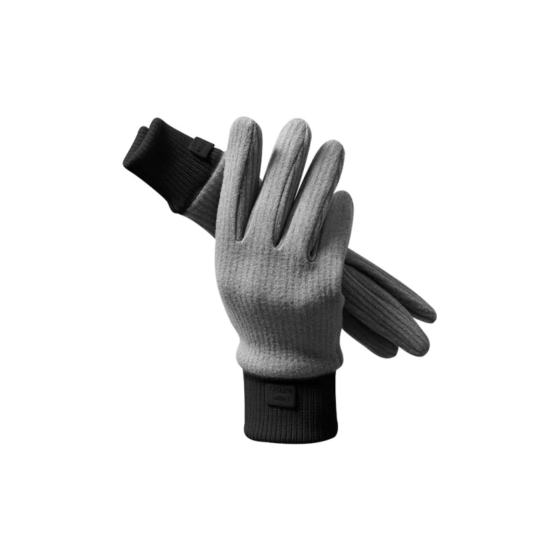 Shizhu Knitted Fabric Knit Gloves Women's-2