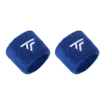 TECNIFIBRE Running Mountaineering Wristbands Protective Blue 100% Cotton Men's