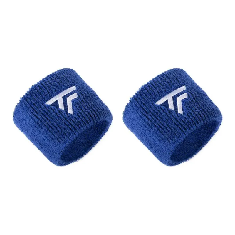 TECNIFIBRE Running Mountaineering Wristbands Protective Blue 100% Cotton Men's-0