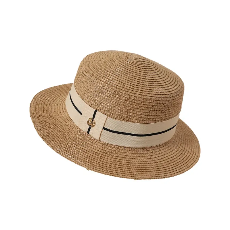 LE TISSERAND Polyester Straw Hat For Sun Protection Women's-2