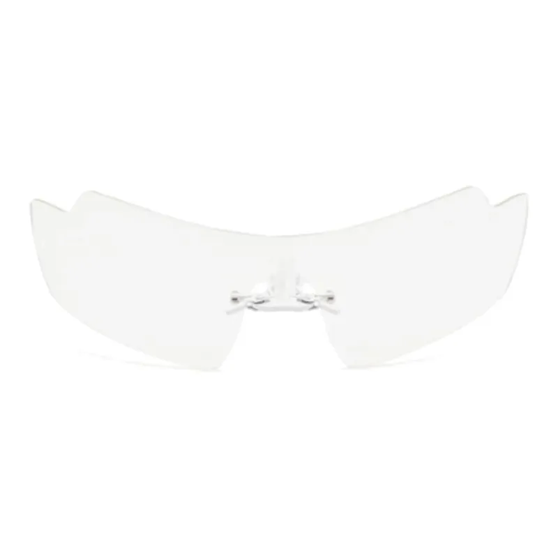 COPERNI Acetate Irregular Shape Sunglasses Women's White-1