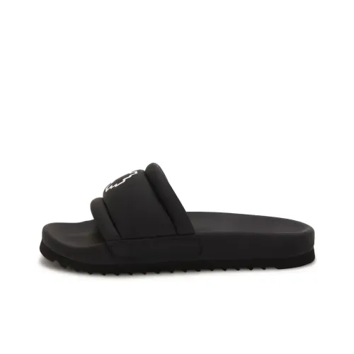 MARCELO BURLON COUNTY OF MILAN Logo-print Padded Slides