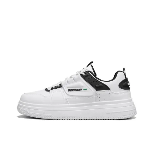 DEERWAY Balance Lightweight Support Height Increasing Low Top Casual Skateboard Shoes Men's