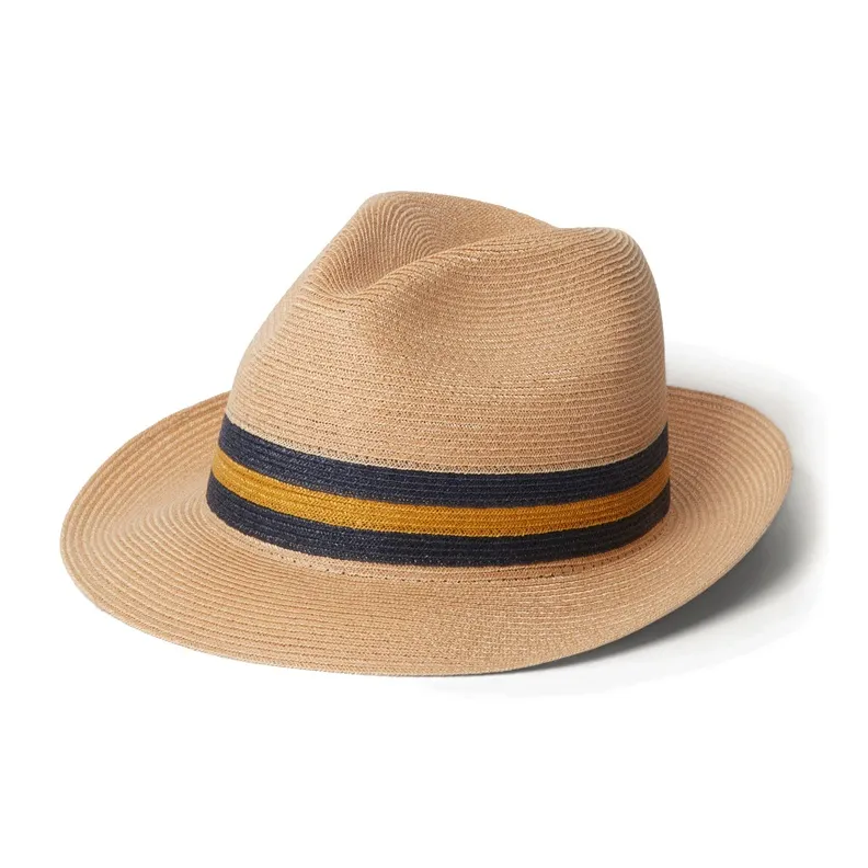 STETSON Linen Sun Protection Hats Unisex Beige-1