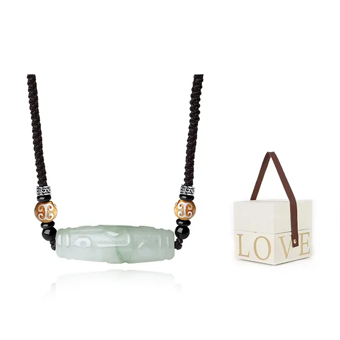 Asia Star Jade Necklaces Unisex-5
