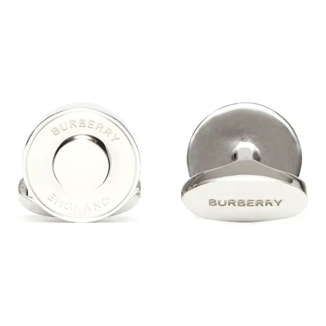 Burberry Cufflinks Men Silver-1