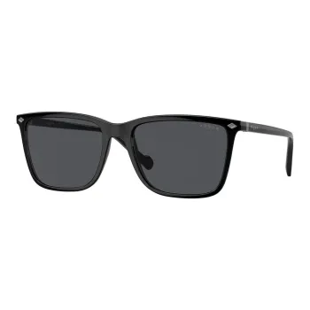 VOGUE Metal Square Sunglasses Men's Black