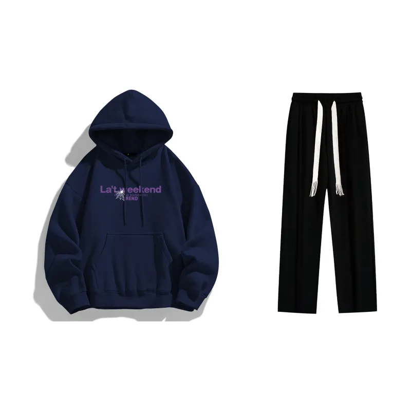 LA'T.WEEKEND Sweatshirt Set Unisex-15