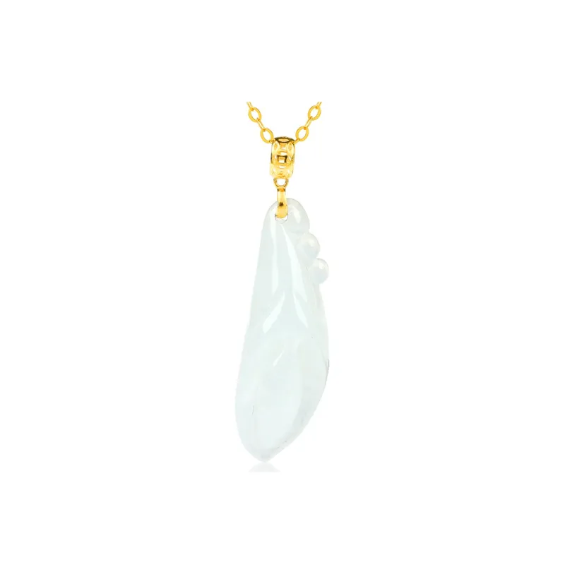 Yi Zhen Ge Ice Glutinous Jadeite Pendants Unisex-6