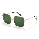 Gold Frame with Green Lens